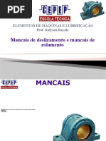 Aula 4 - Mancais de Deslizamento e Mancais de Rolamento