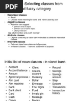 Guidelines::Selecting Classes From Relevant and Fuzzy Category