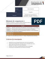 Elemento de Competencia 1: Criterios de Desempeño