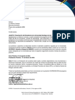 Pavco de Occidente SAS: ASUNTO: Presentación Del Estudiante de La Universidad Santiago de Cali