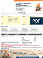 LPG Cylinder Refill Invoice
