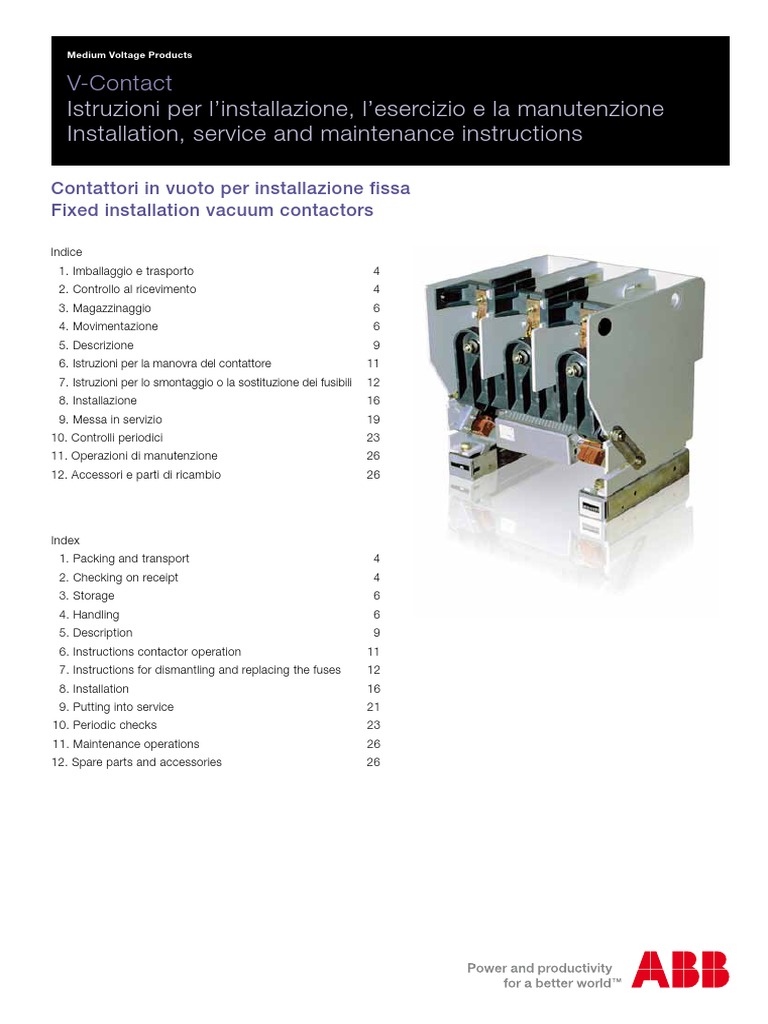 Contator V7 (Vcontact) - Instruções | PDF