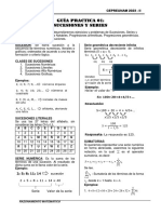 Sucesiones y series matemáticas