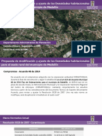 Modificación densidades habitacionales rurales Medellín