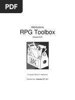 RPGToolBox Manual