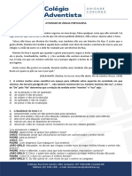 Análise de texto sobre meninos na rua