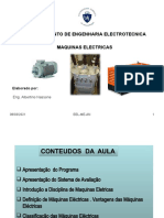 Maquinas Eletricas: Definição, Classificação e Princípios Gerais