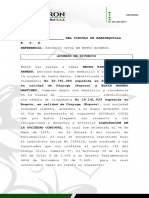 Acuerdo de Divorcio Erika Fruto y Elkin Madero