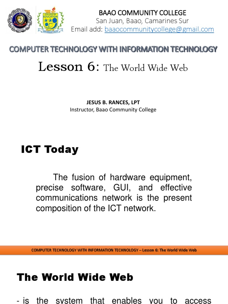 Understanding the World Wide Web | PDF | World Wide Web | Internet & Web