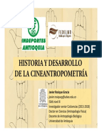 Historia de La Cineantropometría