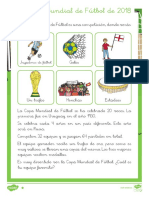 La Copa Mundial de Fútbol de 2018