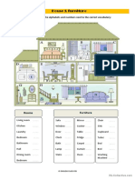 House Vocabulary Worksheet