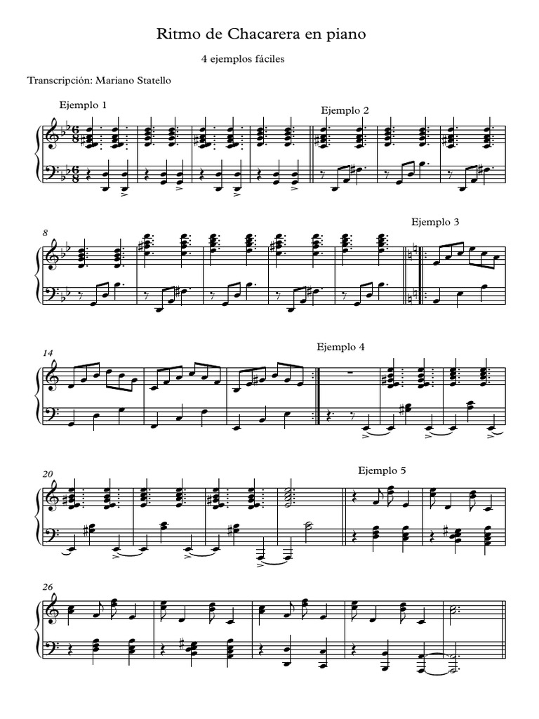 Ritmo de Chacarera | PDF