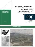 Historia, Expansión E Hitos Historicos (Arquitectura) de Cajamarca