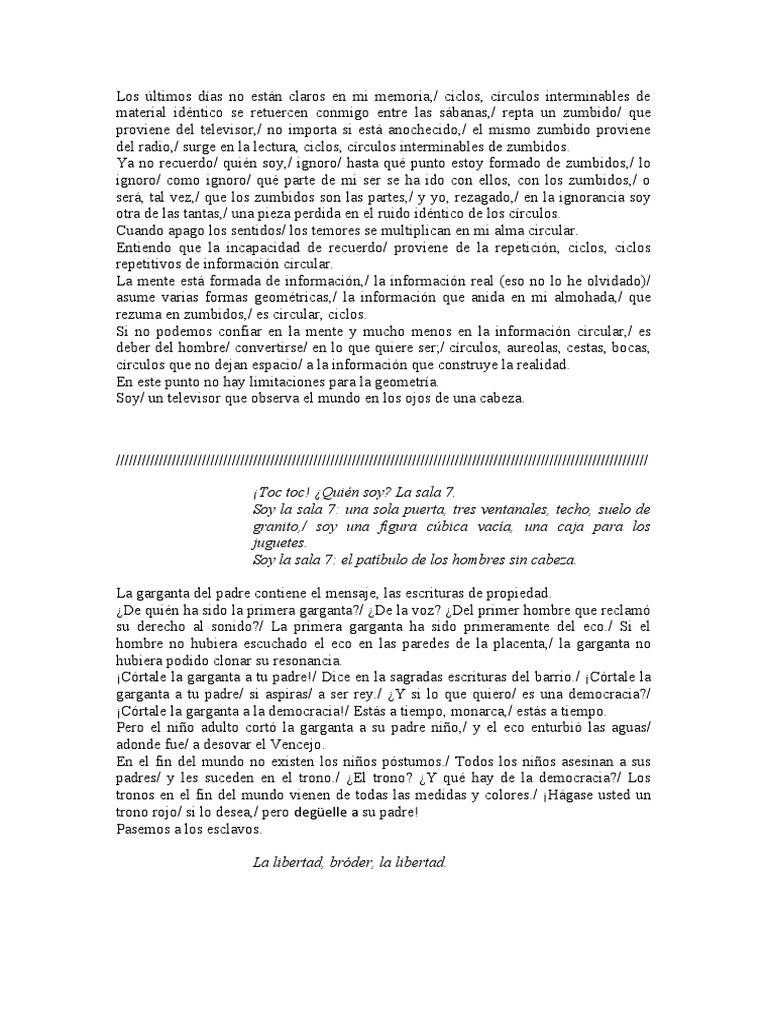 Dos Poemas | PDF