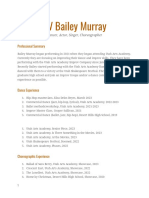Updated CV Bailey Murray