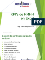KPI's de RRHH en Excel