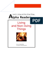 Lpha Readers Lpha Readers: Level 1. Living and Non-Living Things