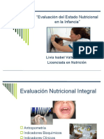 Evaluación Del Estado Nutricional en La Infancia