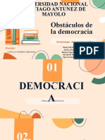 Obstáculos de La Democracia: Deontología Del Contador Publico Docente