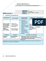 1° - Sesion de Aprendizaje - 4 - Secundaria