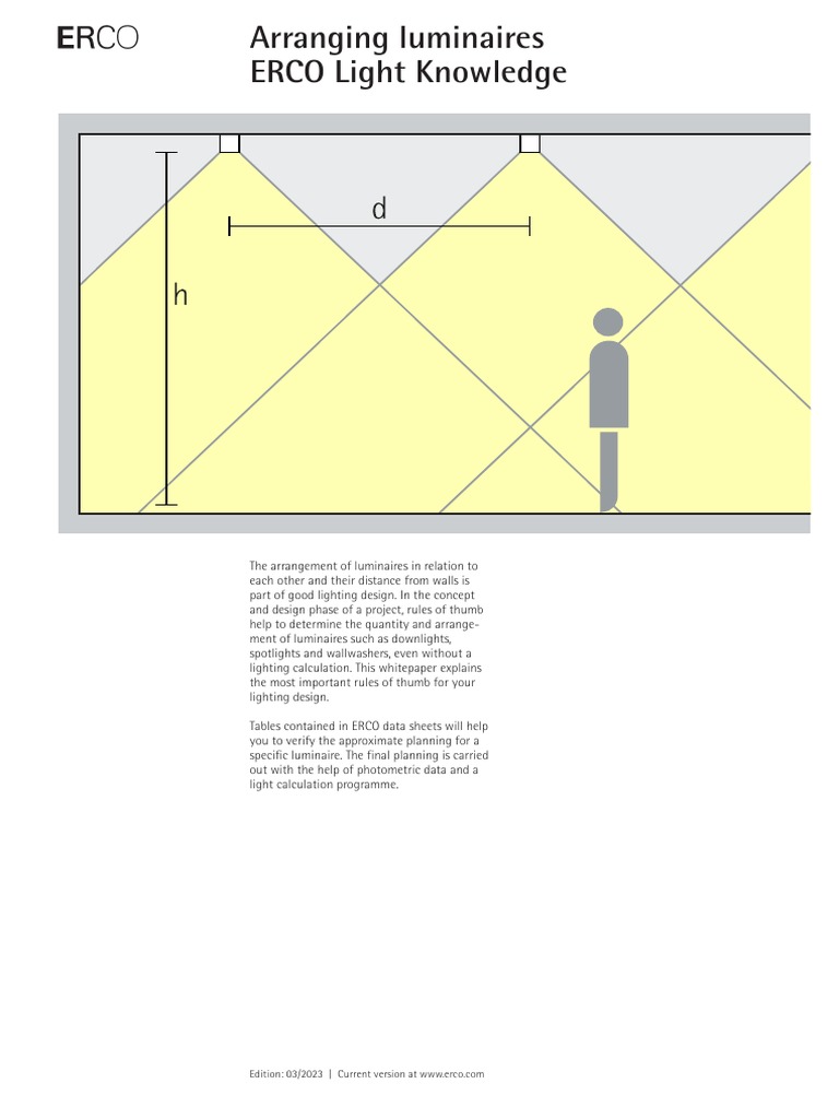 Erco Whitepaper Luminaire Arrangement 03 2023 en | PDF | Lighting ...