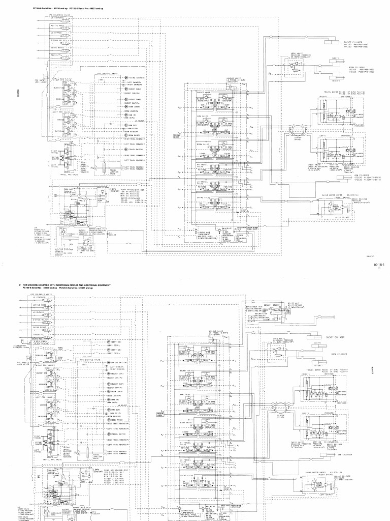 Pc120-Unlock-2 55 Hydraulic Circuit PC120 | PDF