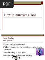 Effective Text Annotation Strategies | PDF | Annotation | Study Skills