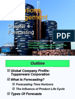 Operations Management: Chapter 4 - Forecasting