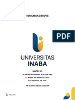 Modul Pertemuan 03 Komunikasi Lintas Budaya Dan Komunikasi Yang Efektif