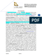 Modelo Carta Compromiso - La Casa de Ley