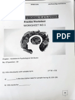 Psychoprodigy Classes: Worksheet No.1