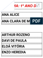 Nomes lista março