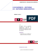 Entorno Económico - Entorno Tecnológico - Entorno Demográfico