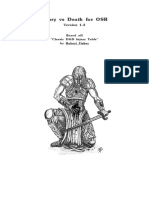 Injury Vs Death For OSR: Based Off "Classic D&D Injury Table" by Robert Fisher