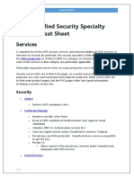 AWS Security Services Cheat Sheet