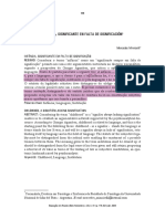 Infancia Significante en Falta de Significacion Apuntes