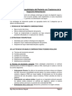 Tratamiento Fonoaudiológico Del Paciente Con Trastornos de La Deglución/Alimentación