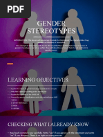 Gender Stereotype 1