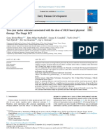 Two Year Motor Outcomes Associated With The Dose of NICU - 2022 - Early Human D