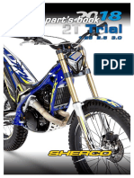 SHERCO 2018 Spare Book 125 250 300 ST