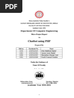 Chatbot Using PHP: Department of Computer Engineering