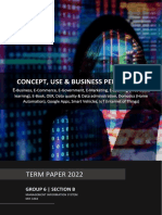 Concept, Use & Business Perspective: Term Paper 2022