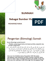 SUNNAH SEBAGAI SUMBER HUKUM