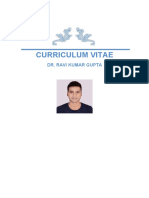 Curriculum Vitae: Dr. Ravi Kumar Gupta