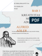 Kreativitas Menurut Adler Dan Maslow: - Victor Bintang Gemilang - Fahmy Irwansyah