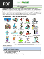 Atividades de Lazer em Inglês | PDF