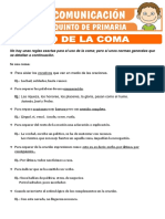 Reglas generales uso coma 40c