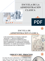 Escuela Clasica de La Administracion.