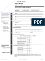 Smoke Control Certification Form: Indicate Certification Year: (Check One)